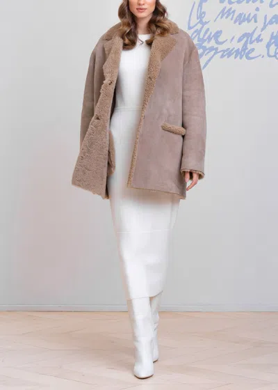 Malo Cappotto In Montone In Multi