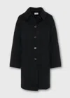 Malo Cappotto Unisex In Cashmere In Black