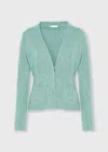 Malo Cardigan In Cashmere In Green