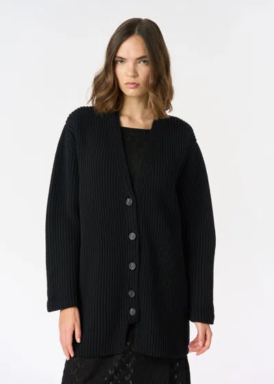 Malo Cardigan In Cashmere In Black