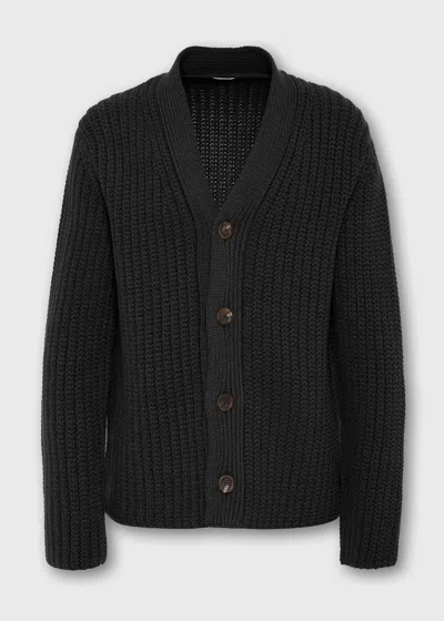 Malo Cardigan In Cashmere In Black