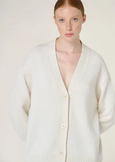 Malo Cardigan In Cashmere In Neutral