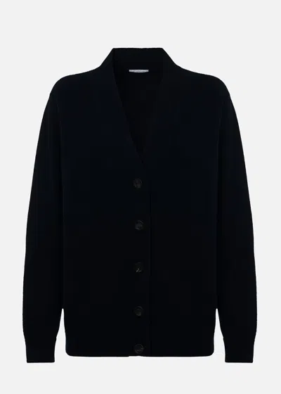 Malo Cardigan In Cashmere In Blue