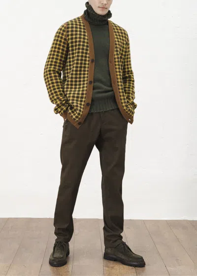 Malo Cashmere Cardigan In Green