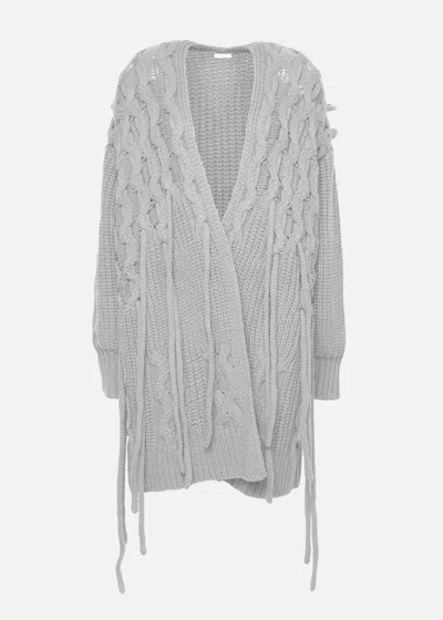 Malo Cashmere Cardigan In Gray