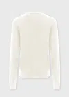 Malo Cardigan In Cashmere In White