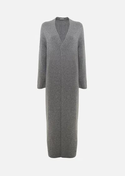 Malo Cardigan In Misto Lana Vergine In Gray