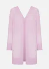 Malo Cardigan In Super Soft Cashmere In Purple
