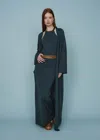 MALO LONG CARDIGAN IN SILK AND LINEN