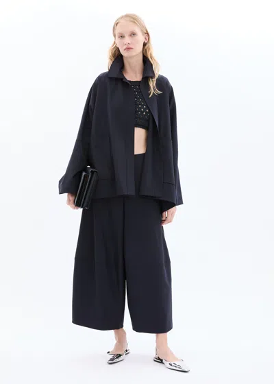 Malo Casacca In Lana Stretch In Blue