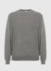 Malo Cashmere And Silk Crewneck In Gray