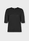 Malo Cashmere And Silk Crewneck Sweater In Black