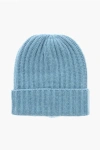 Malo Cashmere And Wool Beanie In Blue
