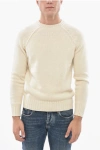 Malo Cashmere And Wool Crew-neck Sweater In White
