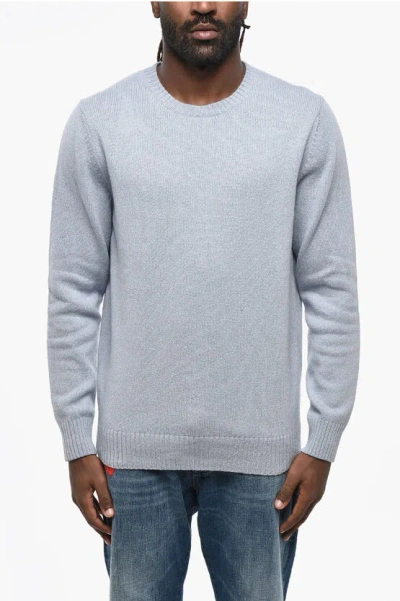 Malo Cashmere And Wool Crew-neck Sweater In Gold