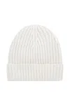 Malo Ribbed Knit Beanie In Nude