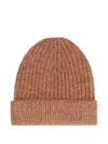 Malo Knitted Beanie In Red