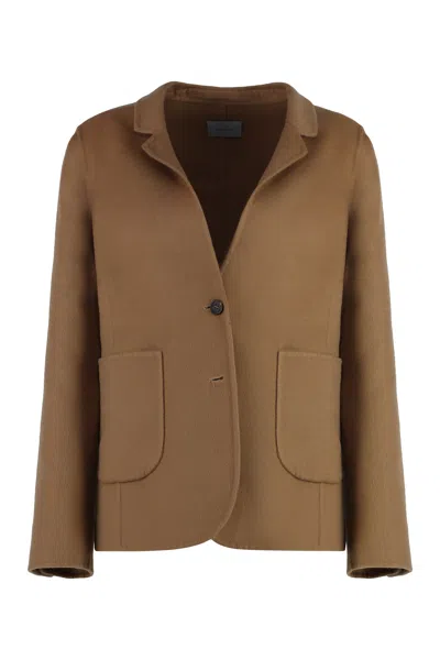 Malo Cashmere Blazer In Camel