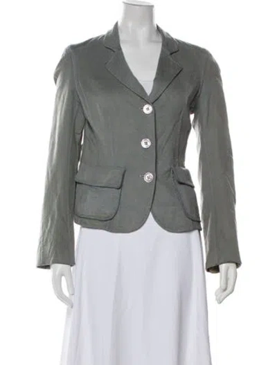 Pre-owned Malo Cashmere Blazer In Gray