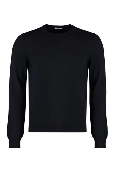 Malo Cashmere Blend Pullover In Black
