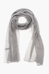 Malo Cashmere Blend Scarf In Gray
