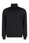 Malo Turtleneck Sweater In Black