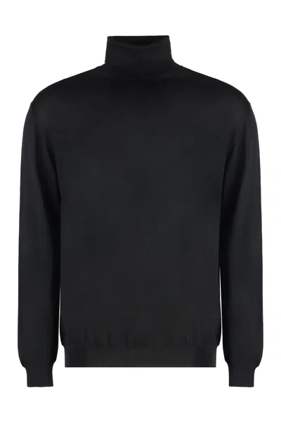MALO CASHMERE BLEND TURTLENECK SWEATER
