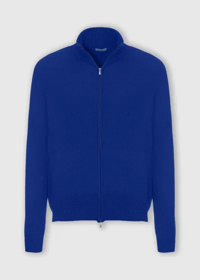Malo Cashmere Bomber In Blue