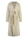 Malo Cashmere Cardigan In 中性色