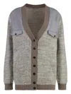 Malo Cashmere Cardigan In Neutrals