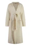 Malo Cashmere Cardigan In Panna