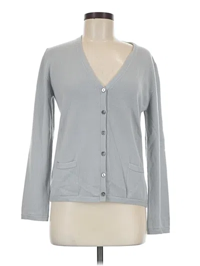 Pre-owned Malo Cashmere Cardigan Sweater In Gray