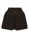 Malo Cashmere Collar In Brown