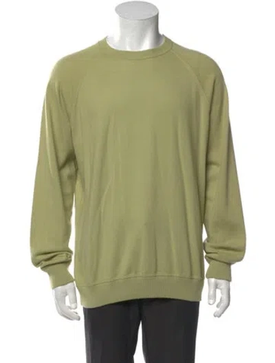Pre-owned Malo Cashmere Crew Neck Pullover In Green