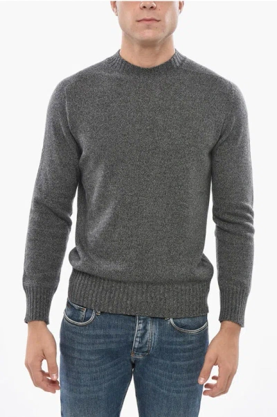 Malo Cashmere Crew-neck Sweater In Black