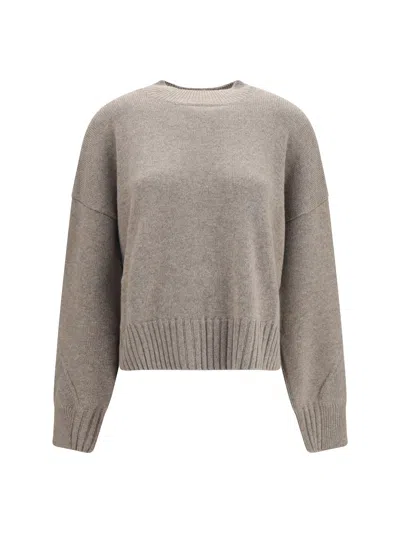 Malo Cashmere Crew Neck Sweater In Neutral