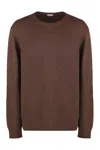 Malo Cashmere Crew-neck Sweater In Brown