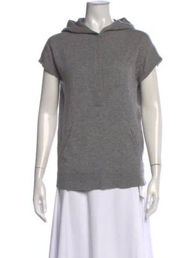 Pre-owned Malo Cashmere Crew Neck Sweater In Gray