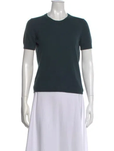 Pre-owned Malo Cashmere Crew Neck Sweater In Green