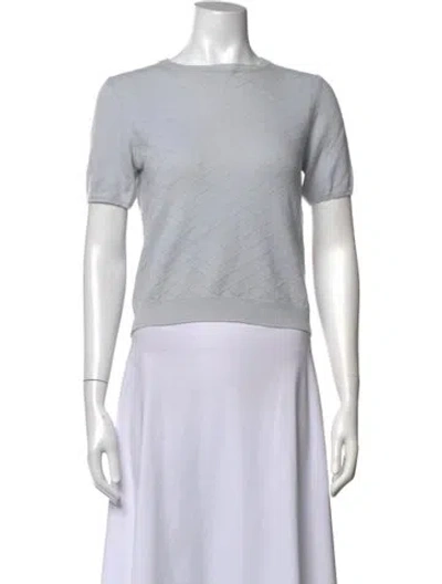 Pre-owned Malo Cashmere Crew Neck Sweater In Grey