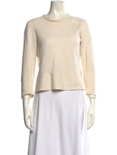 Pre-owned Malo Cashmere Crew Neck Sweater In Neutral