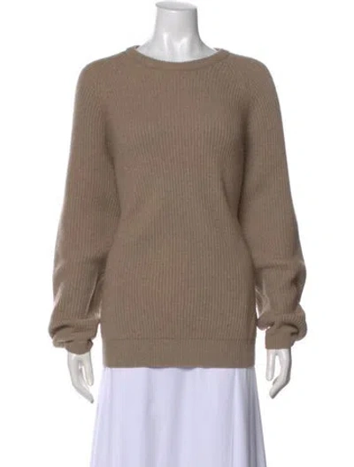 Pre-owned Malo Cashmere Crew Neck Sweater In Neutral