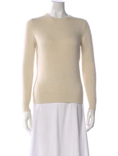 Pre-owned Malo Cashmere Crew Neck Sweater In Neutral