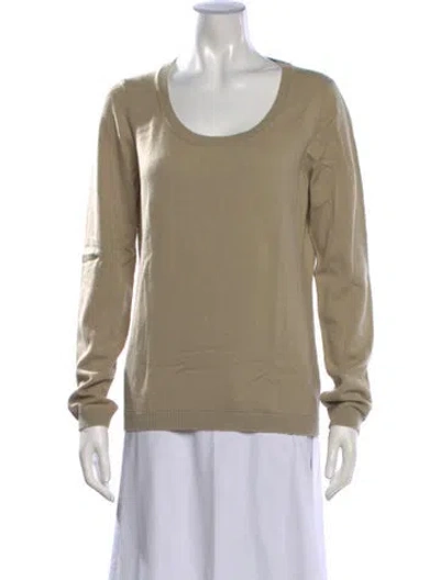 Pre-owned Malo Cashmere Crew Neck Sweater In Neutrals