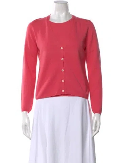 Pre-owned Malo Cashmere Crew Neck Sweater In Pink
