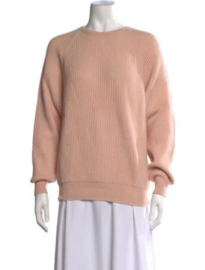 Pre-owned Malo Cashmere Crew Neck Sweater In Pink