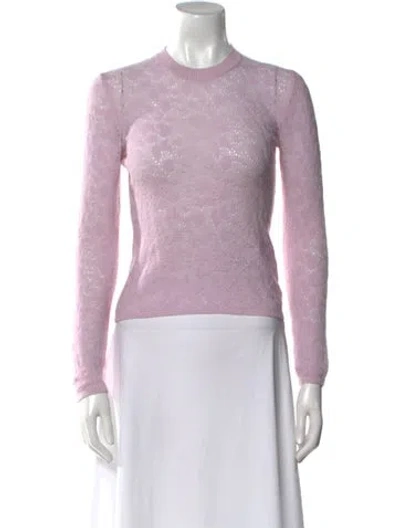 Pre-owned Malo Cashmere Crew Neck Sweater In Purple