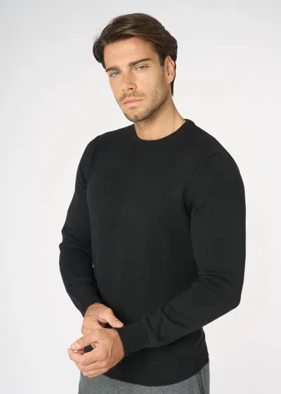 Malo Cashmere Crewneck In Black