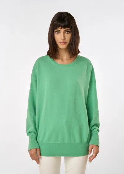 Malo Cashmere Crewneck In Green