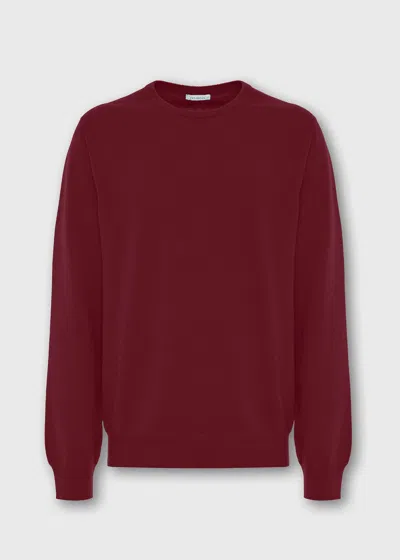 Malo Cashmere Crewneck Sweater In Red